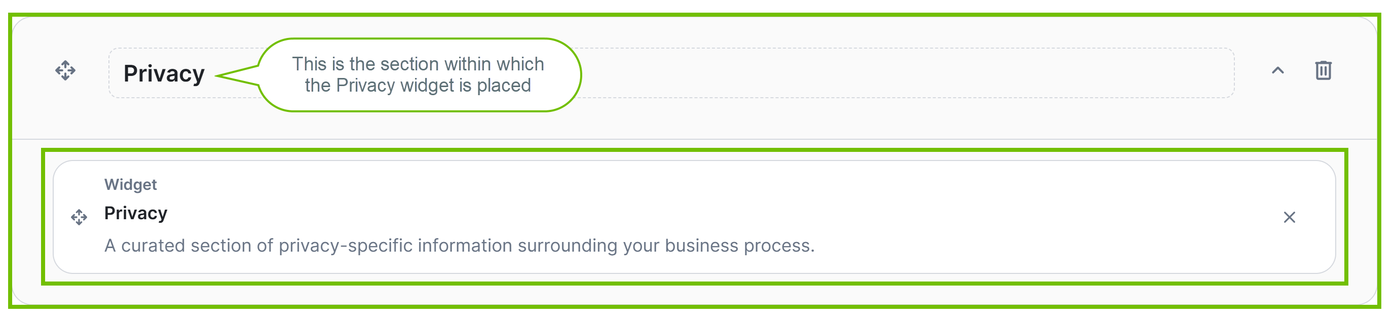 Privacy widget Image of Privacy widget