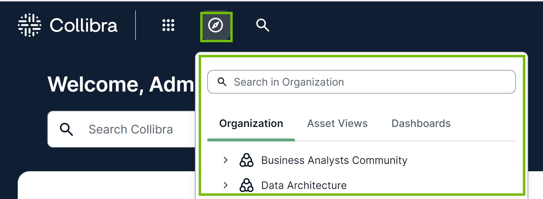 Browse pane Browse pane