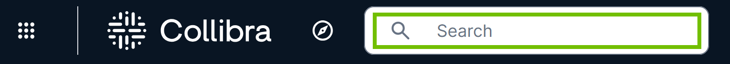 Global search box Image of the global search box